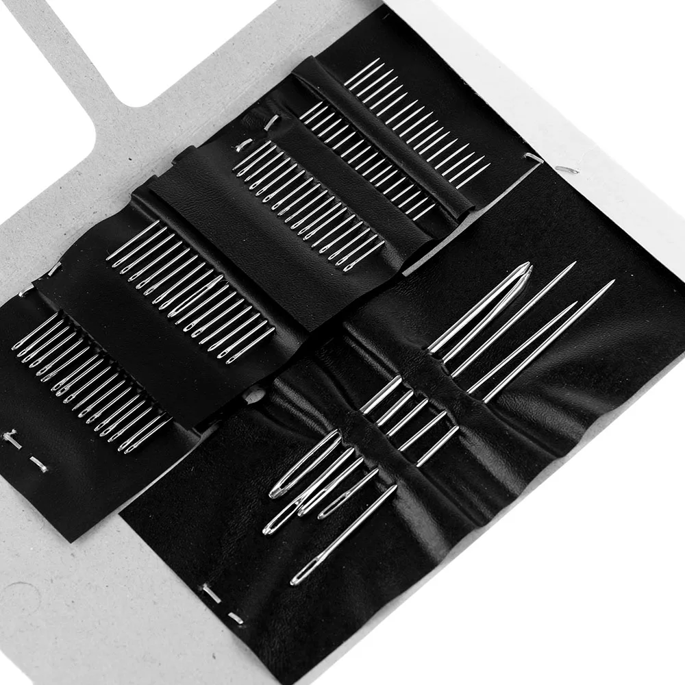 55Pcs/Set Assorted Hand Stainless Steel Sewing Needles Mending Craft
