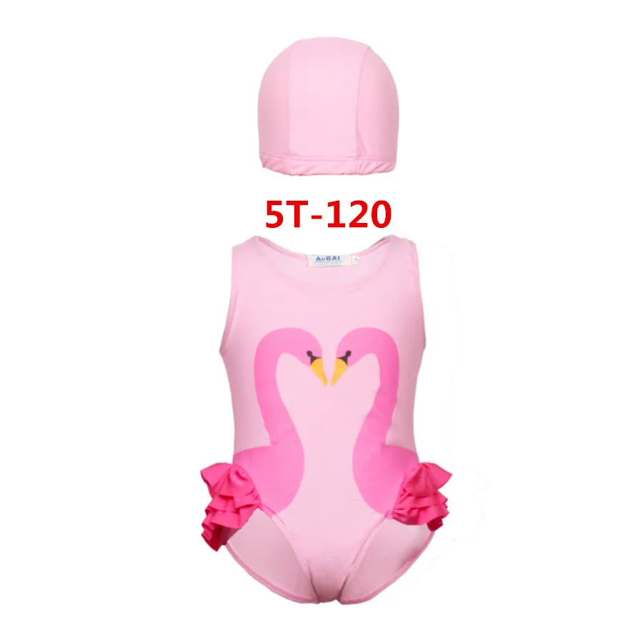 pink 120 Новинка года; купальный костюм для маленьких девочек; Летний стиль; купальный костюм без рукавов; модная детская одежда; детский купальник; рост 90-140 см для девочек - Цвет: pink 120