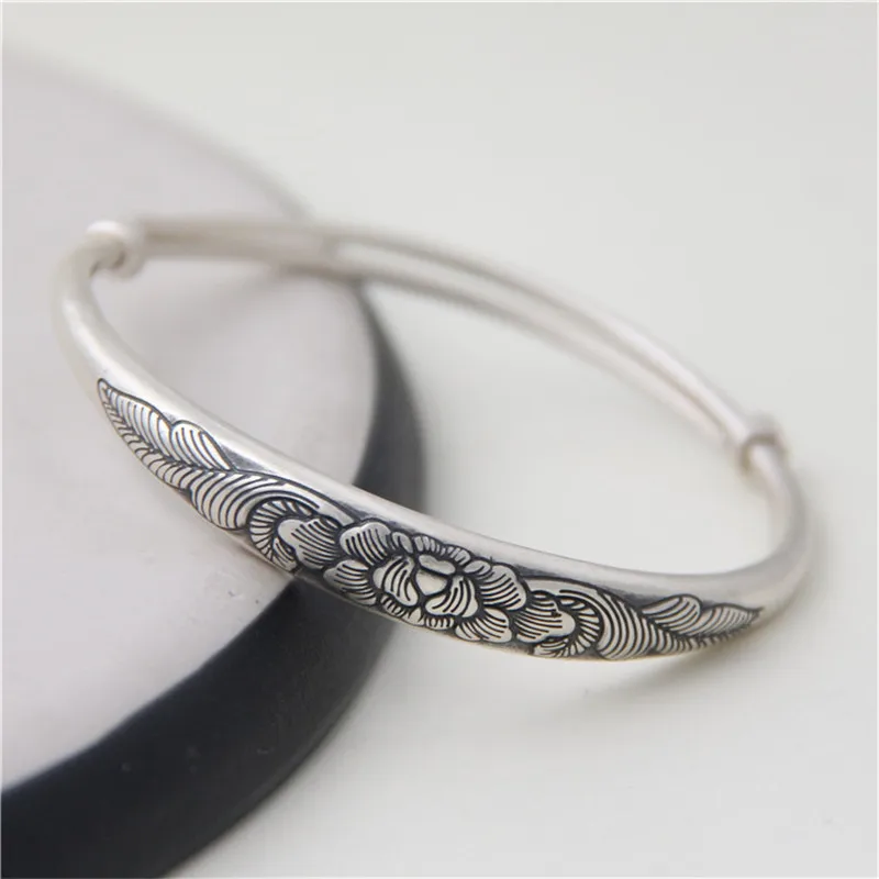 

JINSE Summer Handmade Bracelet Women Bohemian Brand Bangle Tassel S990 Bracelets Fish Lotus Carved Jewelry For Girl Wholesale