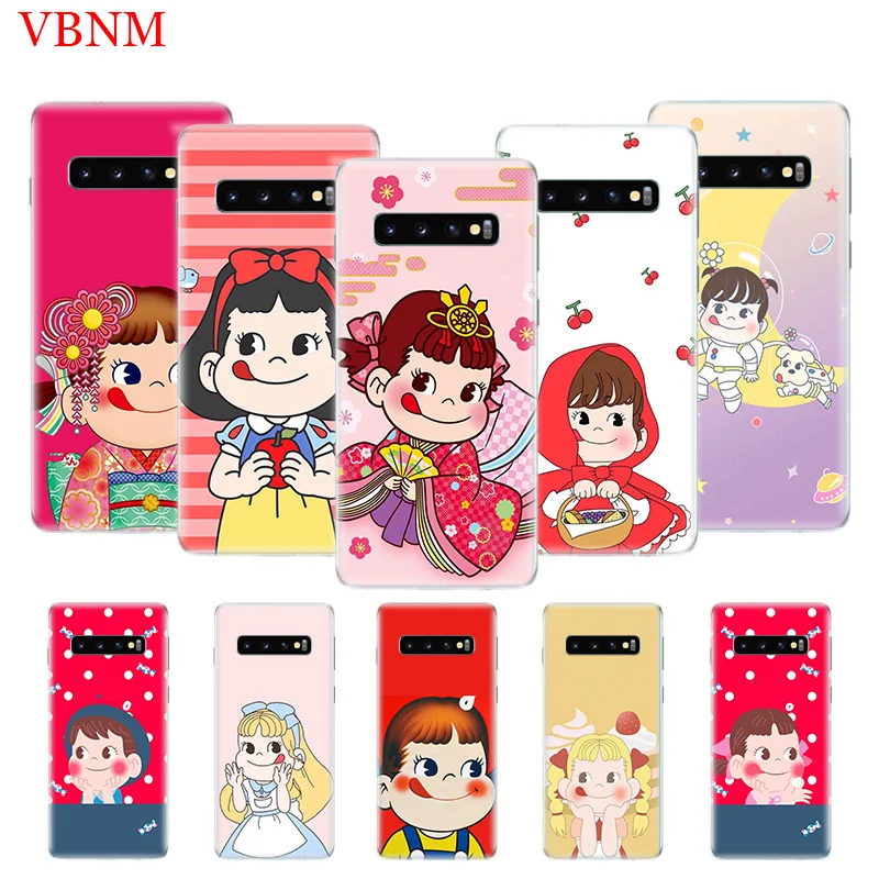 

Peko Milky Girls TPU Patterned Case for Samsung Galaxy A7 A6 J6 A8 Plus A9 J5 J8 J4 Plus 2018 Gift Fit Customized Cases Coque