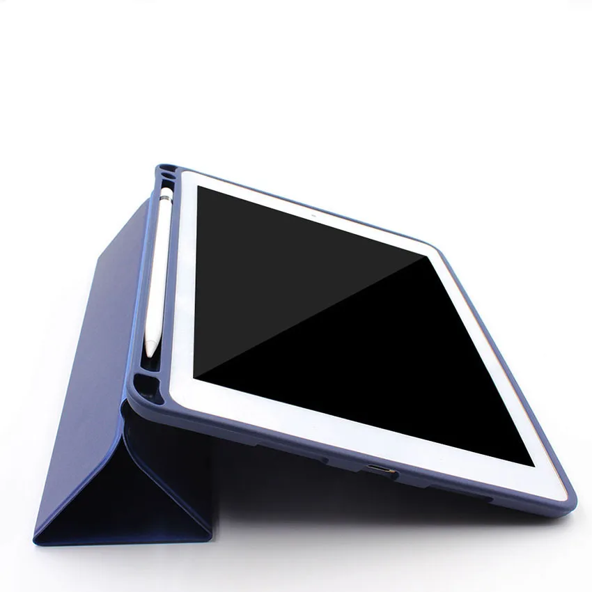 PU Leather Case for Apple iPad Pro 10.5 Flip Stand Smart Cover with Pencil Holder Slot Tablet Protective Case for iPad Pro 12 (26)
