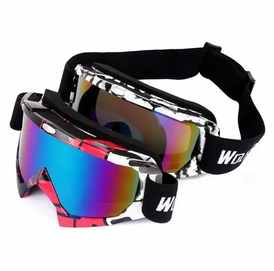 US $10.57 WOLFBIKE UV400 Protection Ski Goggles Outdoor Sports Snowboarding Skate Goggles Men Women Snow Skii