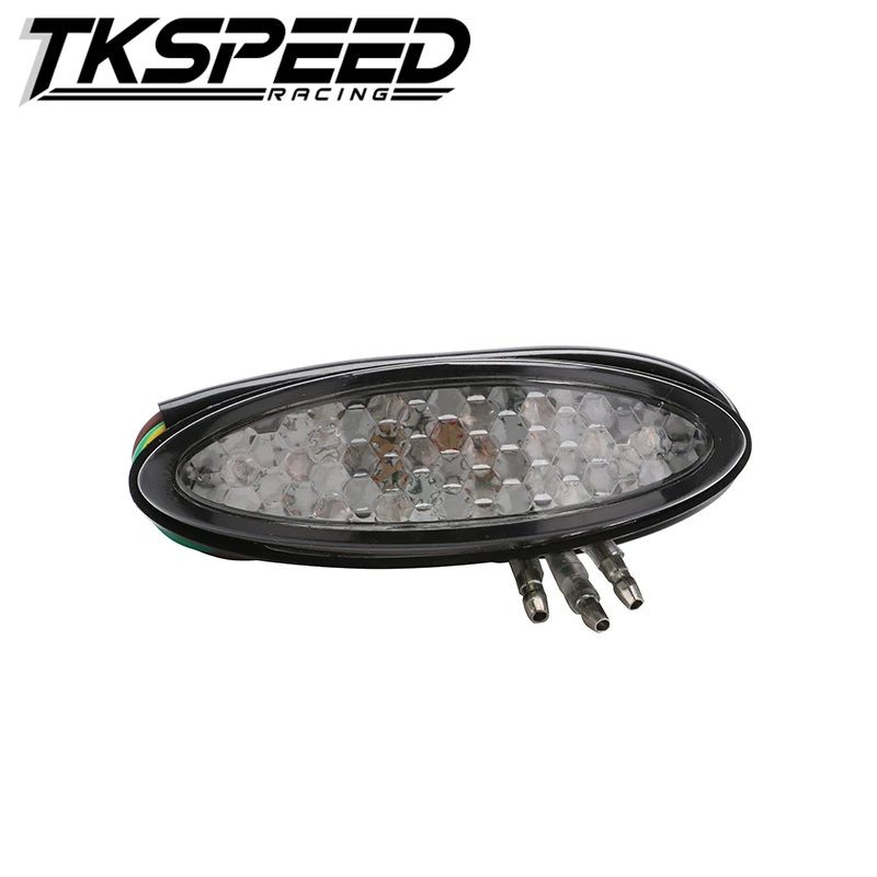 

FREESHIPPING Universal LED Signal Rear Tail Stop Brake License Number Plate Lamp Light Motorcycle ATV Quad Buggy Chooper