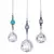 H&D Pack of 3,Clear Crystal Prism Ball Rainbow Maker Window Prisms Suncatcher Crystal Подвески для дома,офиса,украшения сада