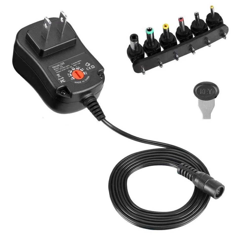 12 Вт AC/DC адаптер питания импульсный блок питания адаптер USB адаптер трансформатор конвертер 6 разъем 12 Вт 3-12 в Электроника