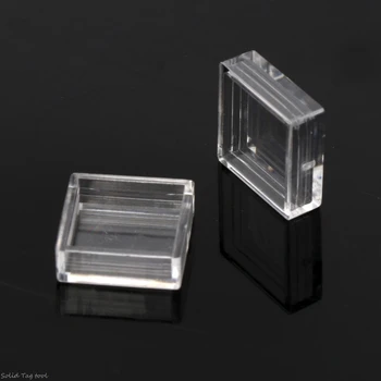 

100Pcs Clear Plastic Pushbutton Switch Tact Button Caps Keycaps Covers Protector New