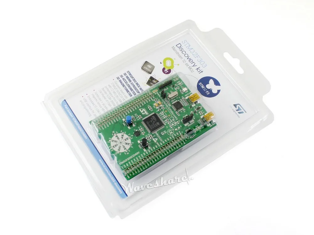 ST STM32F3DISCOVERY комплект обнаружения STM32F303VCT6 ARM Cortex-M4 STM32 макетная плата бортовой ST-LINK/V2