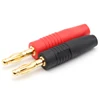 4pcs New 4mm Plugs Gold Plated Musical Speaker Cable Wire Pin Banana Plug Connectors ► Photo 3/5