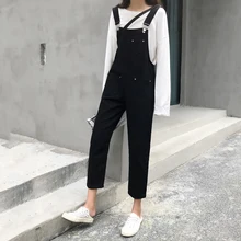 Женские джинсы femme nouveau Весна Осень Джинсы тонкие с высокой талией свободные прямые брюки женские ремень Комбинезоны женские джинсы в Корейском стиле