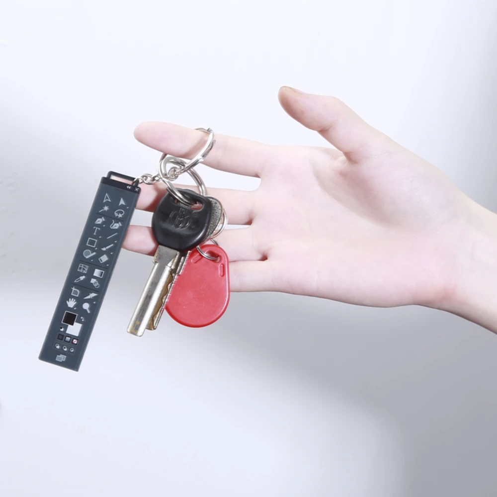 Anime Unique Work Keychain Key Chain Funny Photoshop CC Advertising Designer Software Ps Theme Acrylic Key Ring Decor Gift Toy Anime Unique Work Keychain Key Chain Funny Photoshop CC Advertising Designer Software Ps Theme Acrylic Key Ring Decor Gift Toy