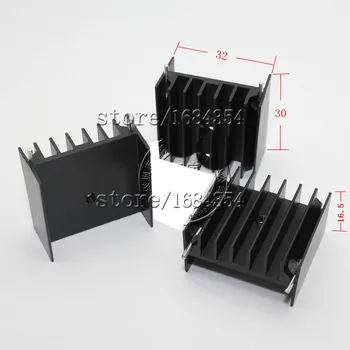 

100pcsDense tooth fin/ Heatsink/Aluminum radiator/Designed with heat sink fan/Aluminum 30*32*16.5MM Computer dedicated heat sink