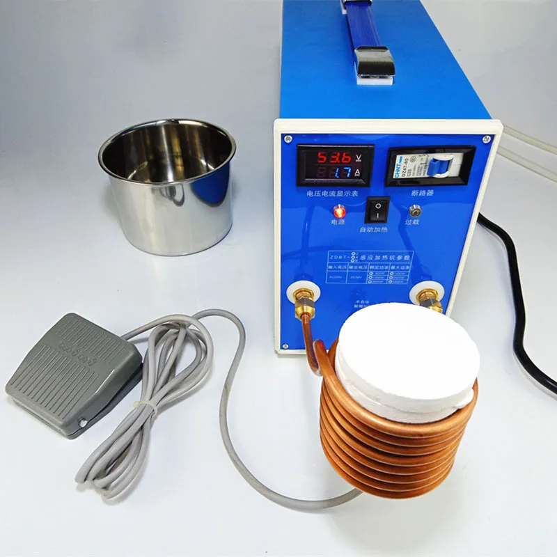 2800W ZVS Induction Heater Induction Heating Machine Metal Smelting