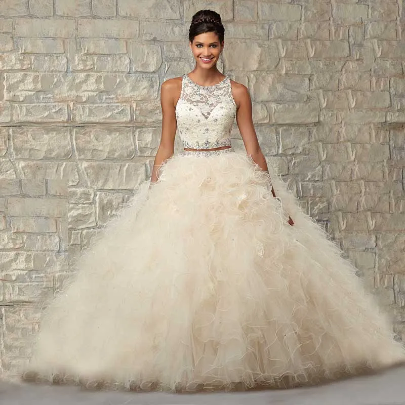 cream colored quinceanera dresses