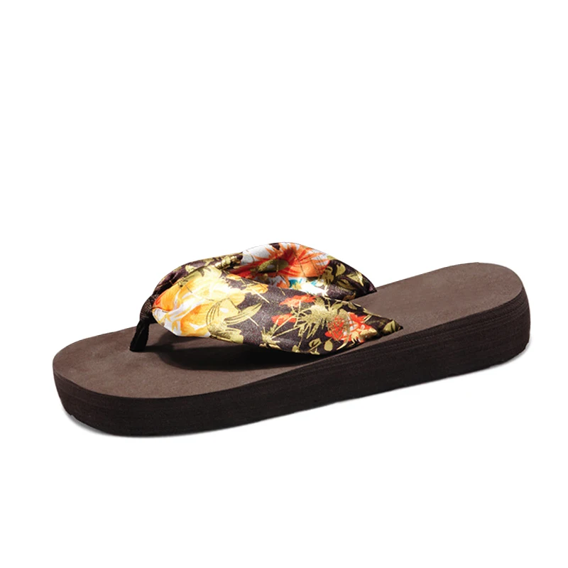 Hee grand leopard шлепанцы скольжения на слайдах случайные лианы летом стиль туфли на платформе женщина плюс размер тапочки xwt574 - Цвет: brown