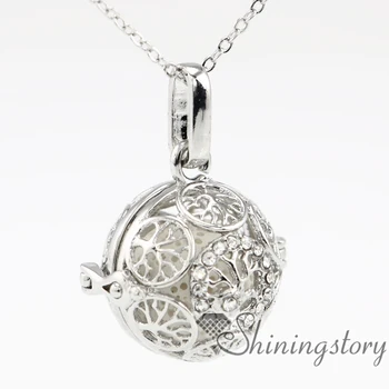 

tree of life locket pendant aroma jewelry aromatherapy necklace essential oil diffuser jewelry wholesale best friend lockets gir