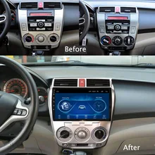 Супер тонкий сенсорный экран Android 8,1 радио gps навигация для Honda City 2008- головное устройство планшеты стерео Мультимедиа Bluetooth
