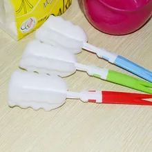 1 шт. Детские бутылки молока сосков губка Cleaner кисть новорожденный Кормление бутылки молока соска щетка для очистки