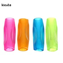 Kicute 4 шт./упак. 4 цвета дети карандаш ручка Управление рукописного ввода помощи правой и левой рукой мягкий карандаш ручка школьные канцелярские принадлежности