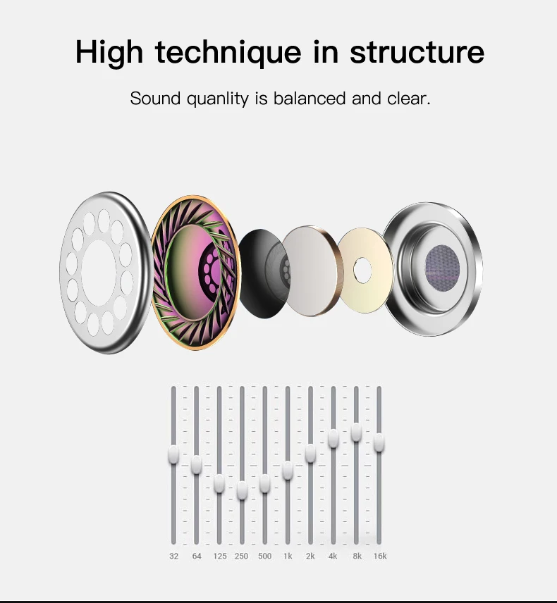 Bass Sound Wired Earphone Headphone With Microphone Headphone (2)