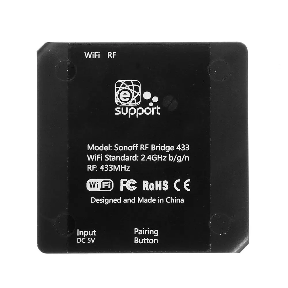 SONOFF RF мост wifi 433 МГц умный дом автоматизация беспроводной переключатель Wi-Fi пульт дистанционного управления RF+ DW1 433 МГц датчик двери окна