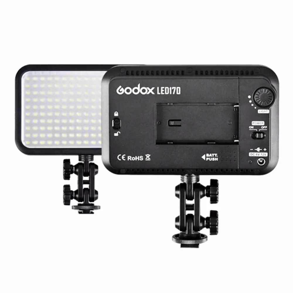 Godox LED 170 Video Lamp Light For Nikon Canon Pentax Wedding Videography Photo journalistic Video Shooting