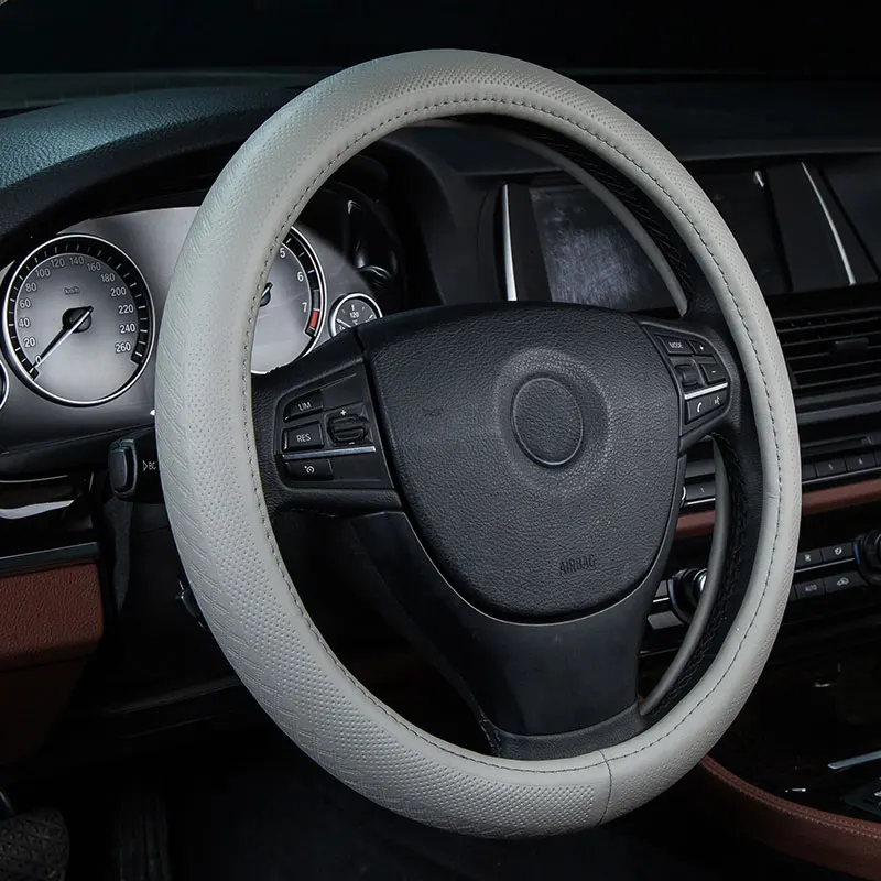 Автомобиль Рули покрыть натуральная кожа аксессуары для Volvo XC90 S60 V60 S70 V70 C70 S80 S90 V90 V50 XC60