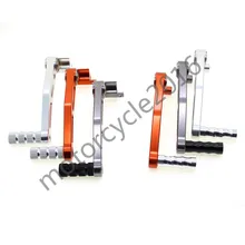 FXCNC Мотоцикл ЧПУ Подножка и Педали Для KTM DUKE 125 200 390 2013-2014 2013 2014 T6061 Алюминия Пара Orange/Gray/Orange