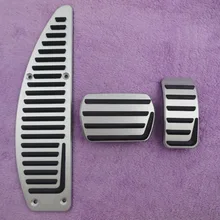 DEE – pédales de frein à gaz antidérapantes en alliage d'aluminium, accessoires de voiture pour Volvo S40 V40 C30 AT