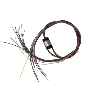 

2PCs Gimbal Motor PTZ Rotate Slip Ring Dia.12.5mm 12 Circuits 2A Swivel Coupling Slewing Slip Ring For FPV Drone PM6010 ALEXMOS