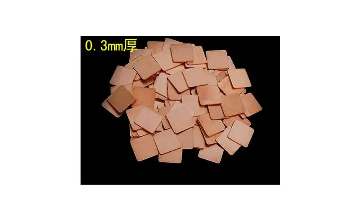 Copper sheet 15 mm 15 mm 0 3 mm notebook graphics thermal pad heat sink 0