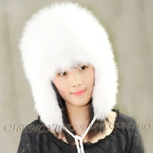 CX-C-49A модная шапка из натурального меха лисы~ Прямая