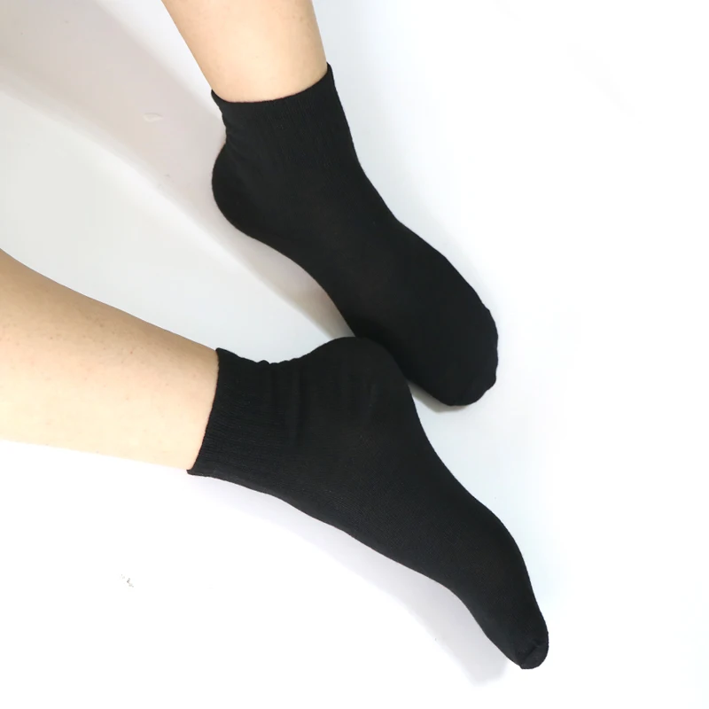 3/5/6 пар одноцветное Цвет Для женщин носки для осень-зима носки унисекс Для мужчин платье Повседневное дышащий короткий носок Meias Sokken