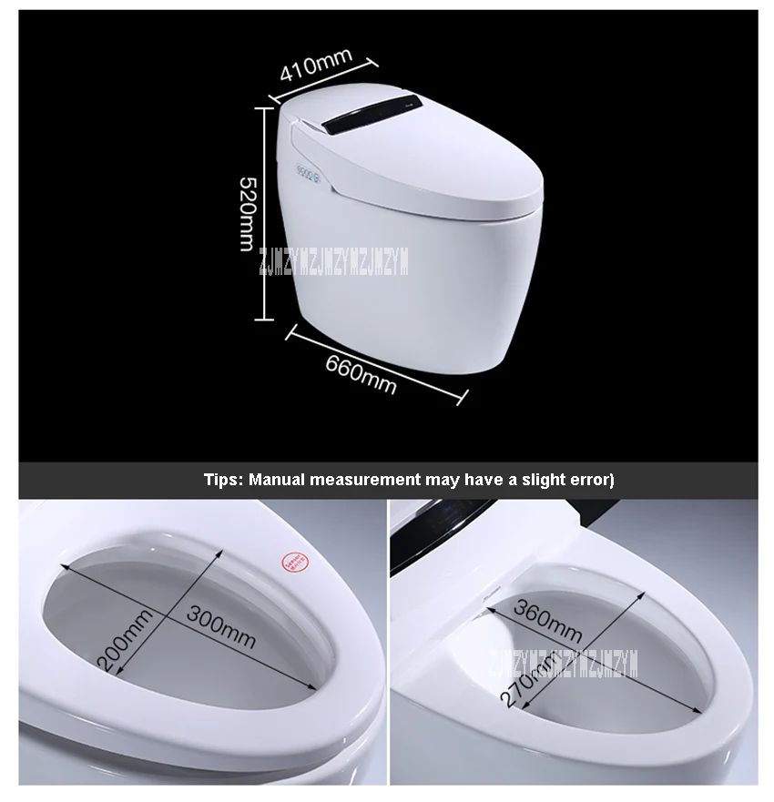6102mp полностью автоматический Флип интеллигентая(ый) туалет высокого качества встроенная смарт-Туалет бытовой керамический туалет для ванной комнаты 220V 1600W