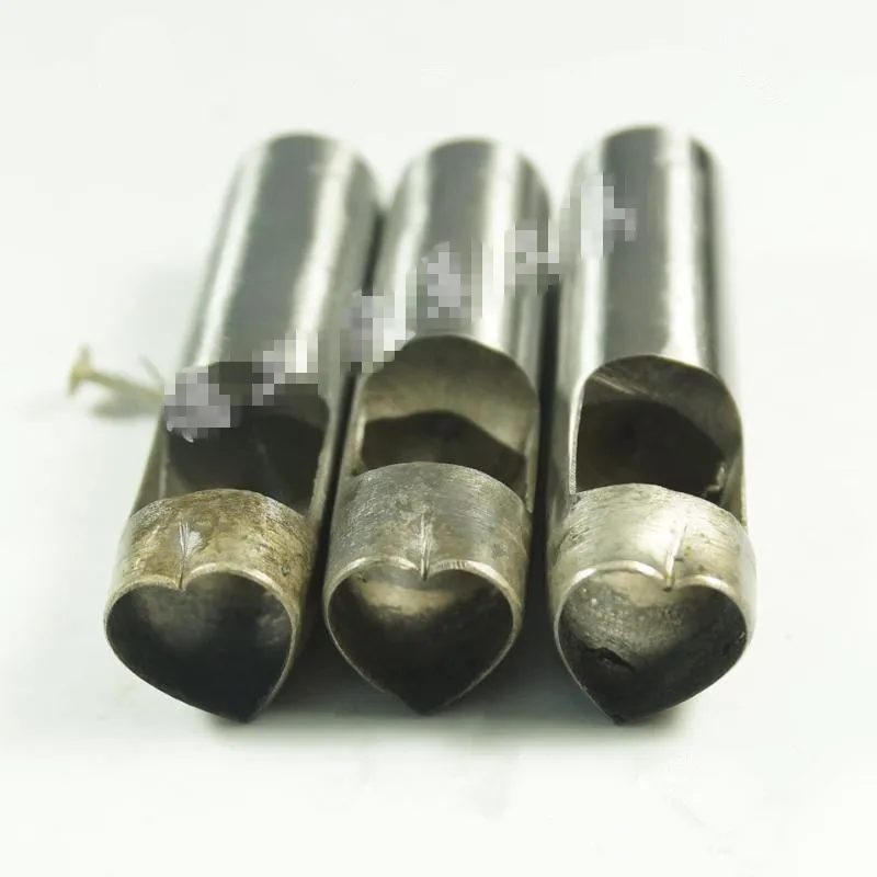 New 10pcs Diy Leather Punch Heart Shape Punches Leather Craft Tool hole