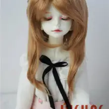 JD176 1/4 синтетические mohiar куклы парики длинные updo парик с хвостиками 7-8 дюймов игрушечный парик MSD кукла аксессуары