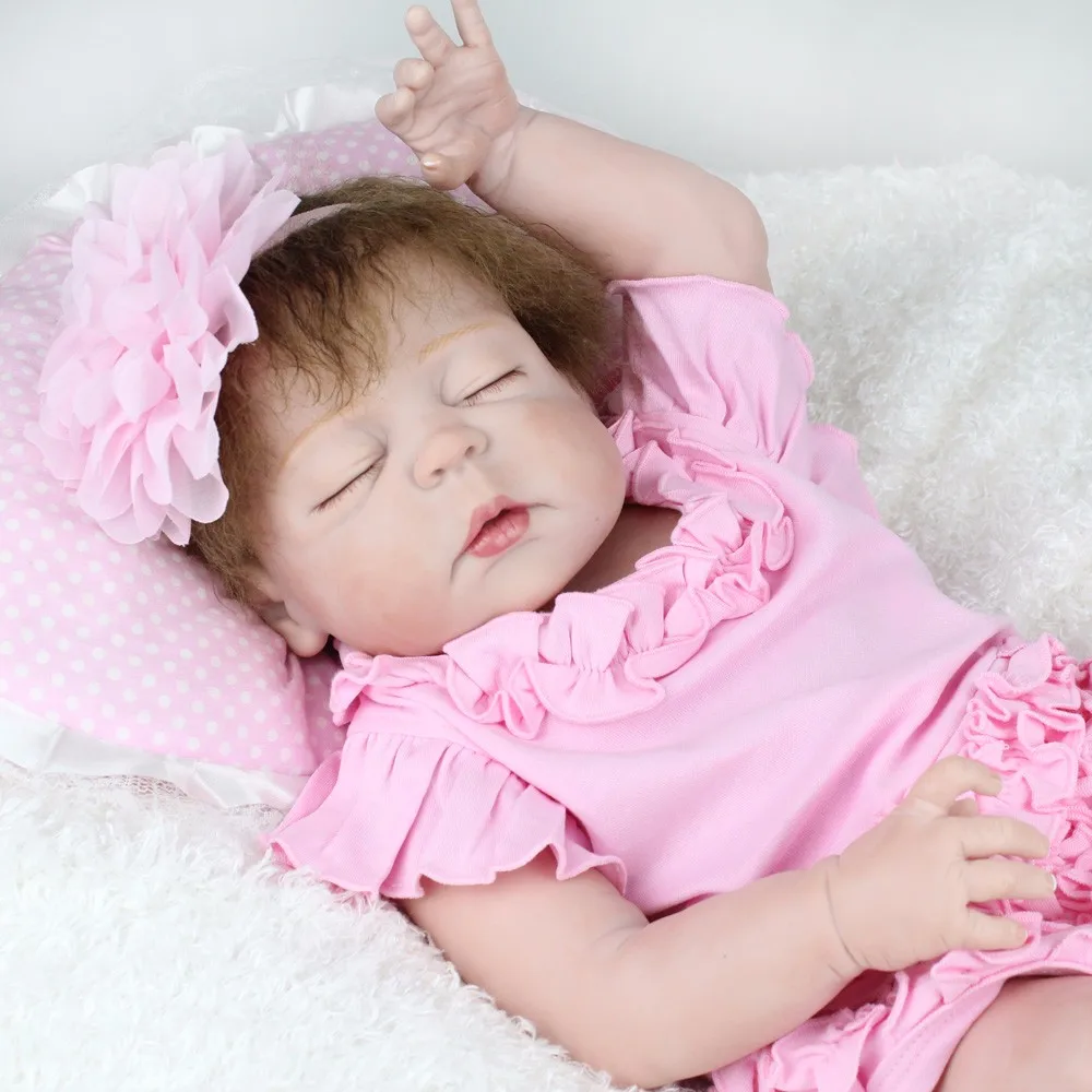 KAYDORA 55 см Reborn Baby Dolls 22 дюймов полный Силиконовый реалистичный Bebe для ванной реалистичные игрушки для девочек детские подарки на день рождения и Рождество