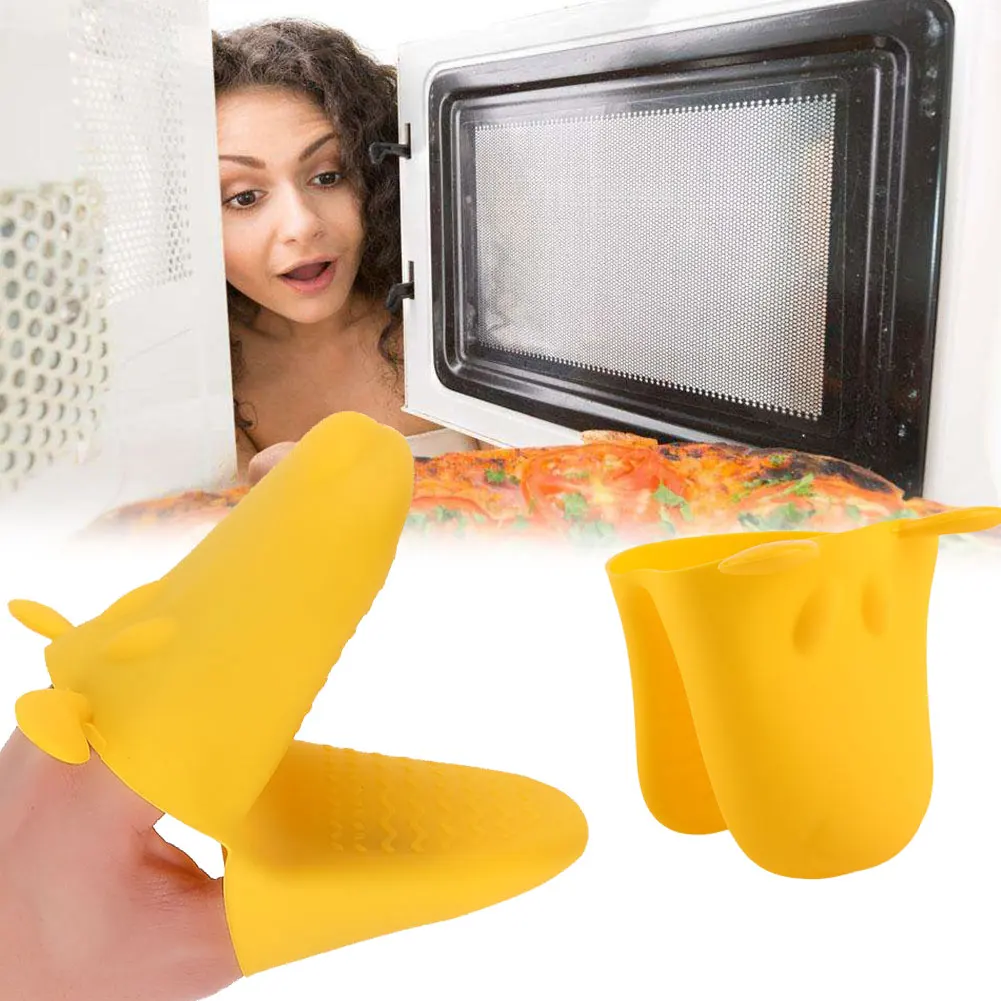 

Cute Silicone Dog Microwave Heat Insulation Hand Clip Gloves Kitchen Home