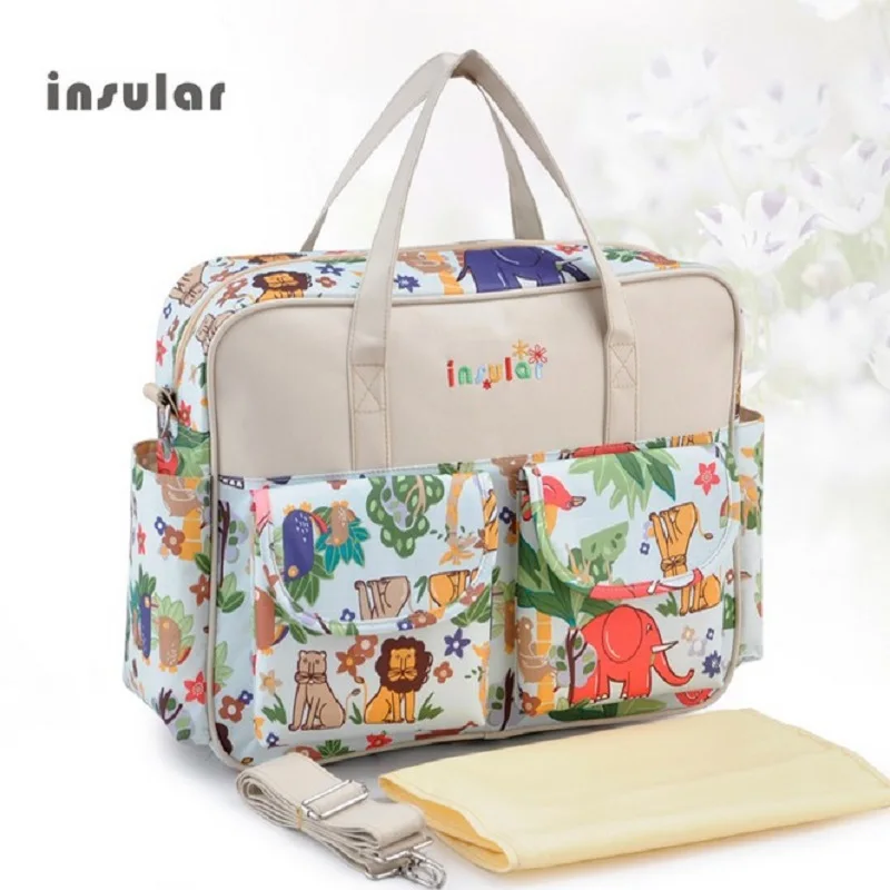 Островная разноцветная сумка для памперсов 2019 плечо сумочка высокого качества Материнство мамы коляска Многофункциональный рюкзак MUMMY