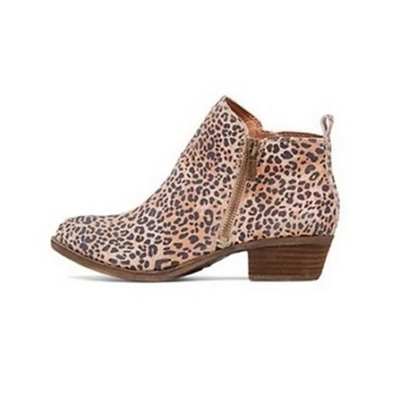 1pair New Fashionable Style Autumn Winter Women Boots PU Female Side Zipper Martin Vintage Fashion Ankle | Обувь