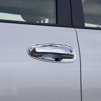 

For Toyota Land Cruiser Prado FJ150 2010-2016 Car Styling ABS Chrome Door Bowl Handle Cup Catch Cover Trims Car Styling 8pcs/set