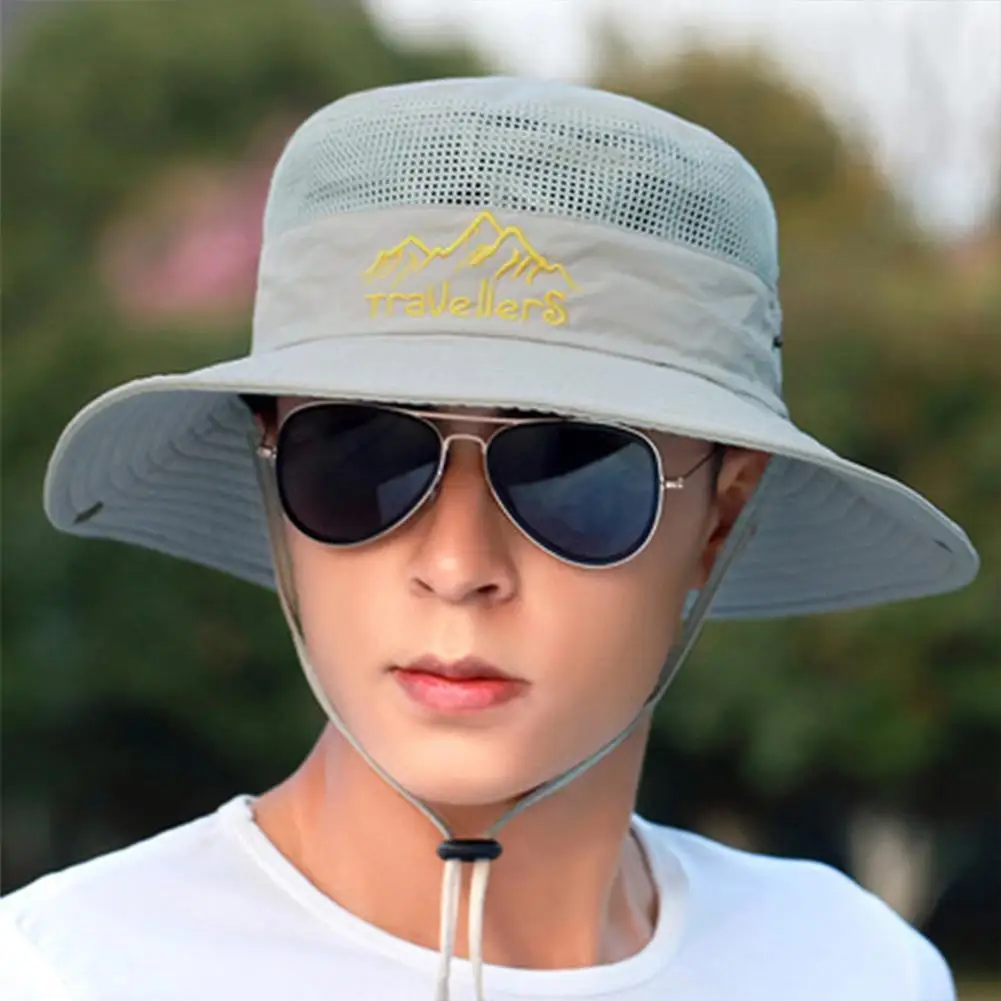 HobbyLane Men Outdoor Fishing Mountaineering Hat Summer Sun Hat Fisherman Hat