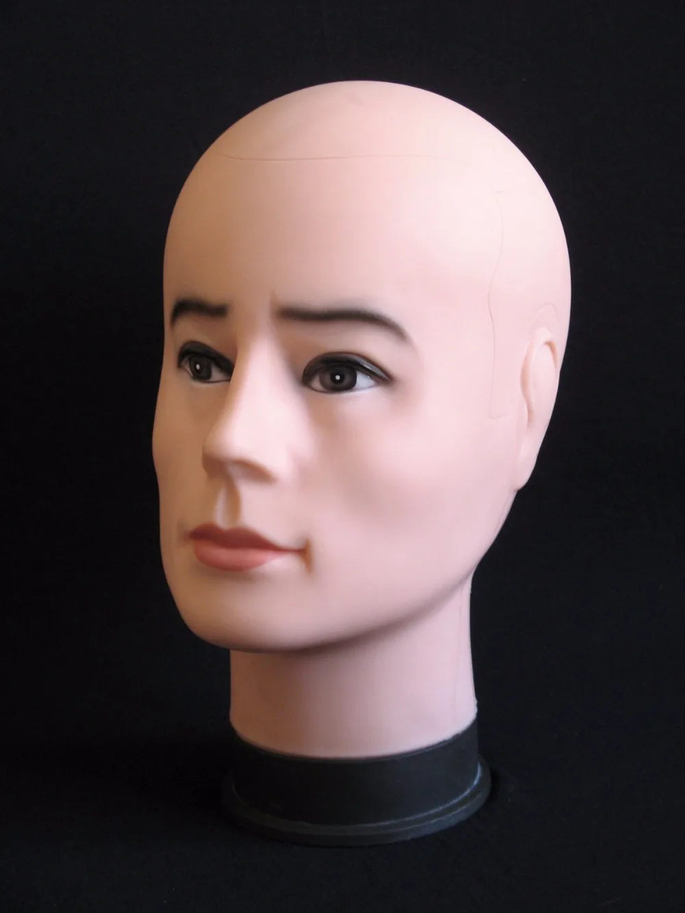 Реалистичный пластиковый мужской манекен голова для шляпы и стекла дисплей, манекены головы