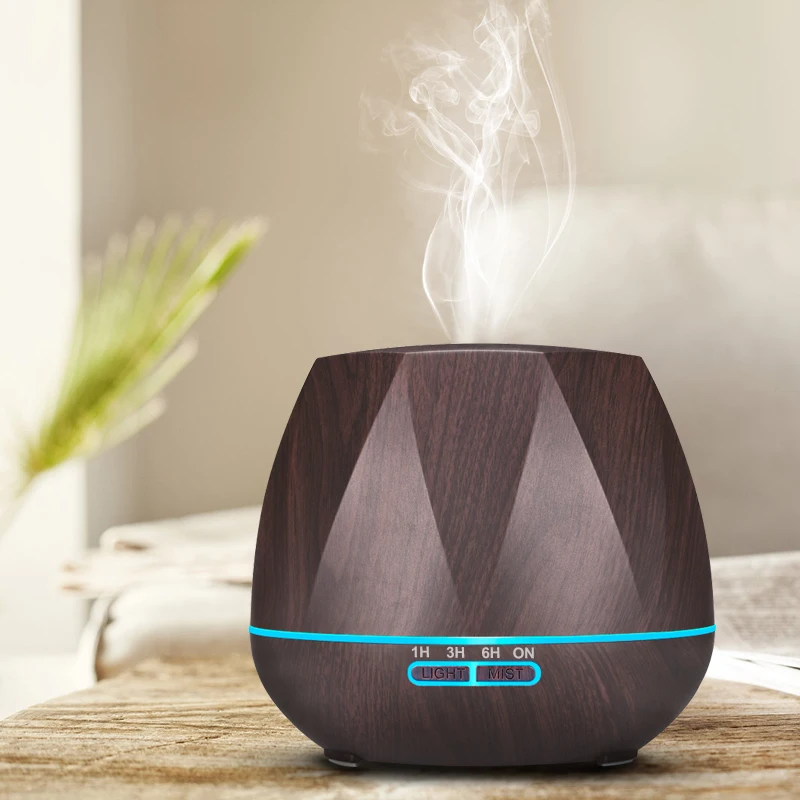  500ML Remote Control Air Humidifier Essential Oil Diffuser Humidificador Mist Maker LED Aroma Diffu