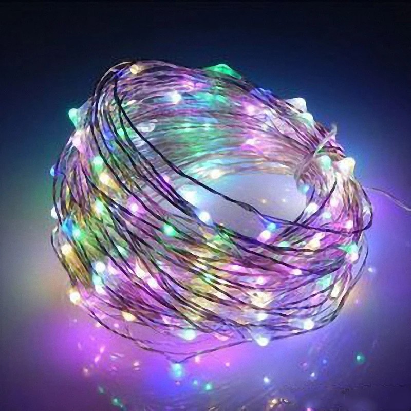 

Glitter Colorful Sky Stars Jar Wraps bendable copper wire DIY Starry String Lights Garland Christmas Tree ornaments Party decor