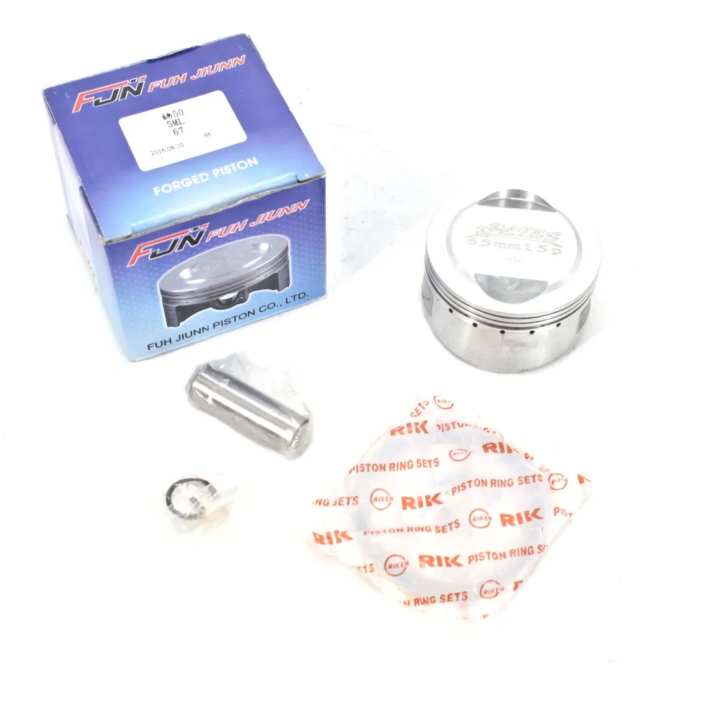 

Piston set, 2 valve, 15pin, 58,5mm,61mm,62mm.63mm,65mm rs100, rsz100,bws125,cygnus 125,mio,ego,gy6,piston,racing parts, 2v, 15p