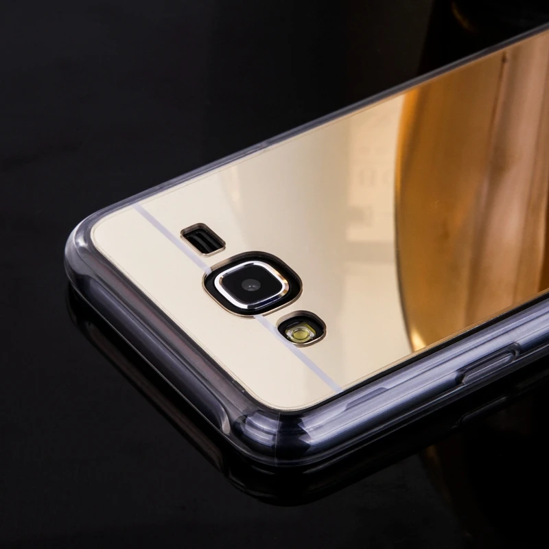 Чехол для телефона s samsung Galaxy J5 зеркальный чехол мягкая Задняя накладка чехла из
