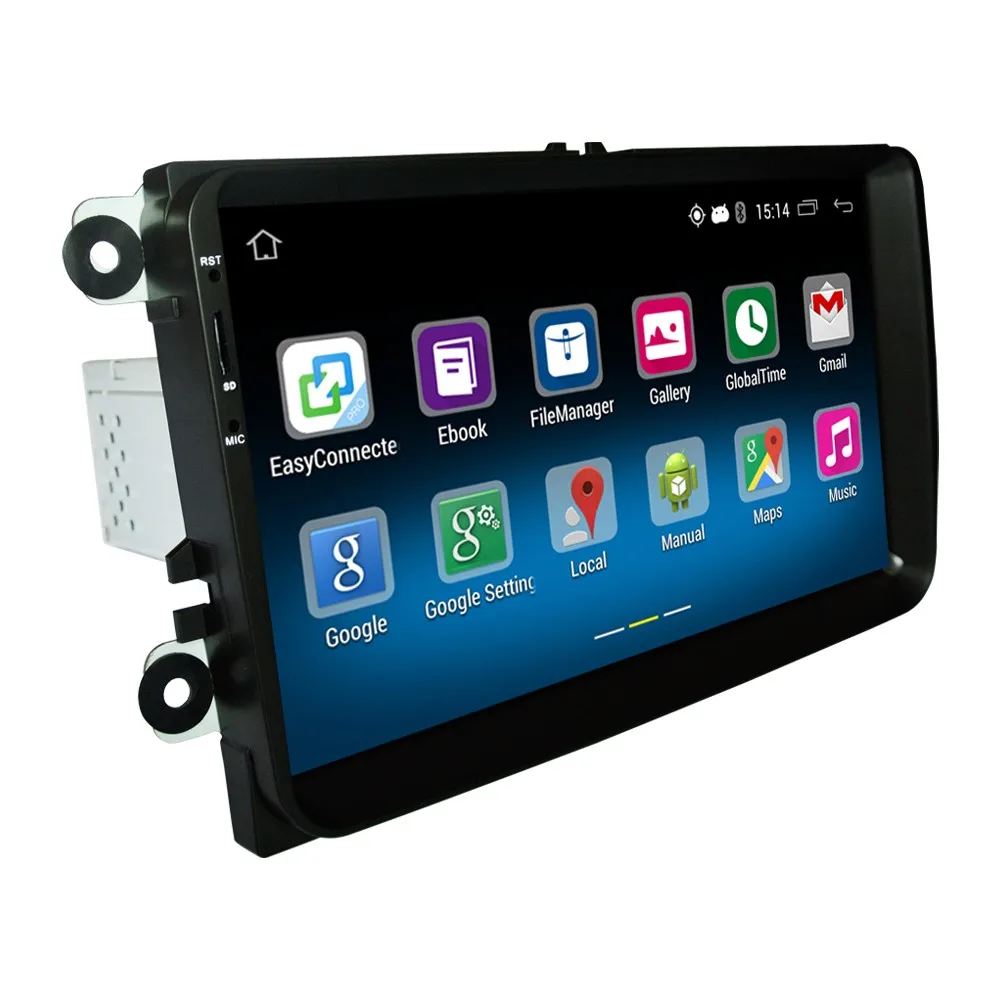 Top 1 din 9" Android Quad Core Car DVD For VW Passat Golf MK5 MK6 Jetta Polo Touran Sharan Car Radio stereo Navi canbus Bluetooth 13