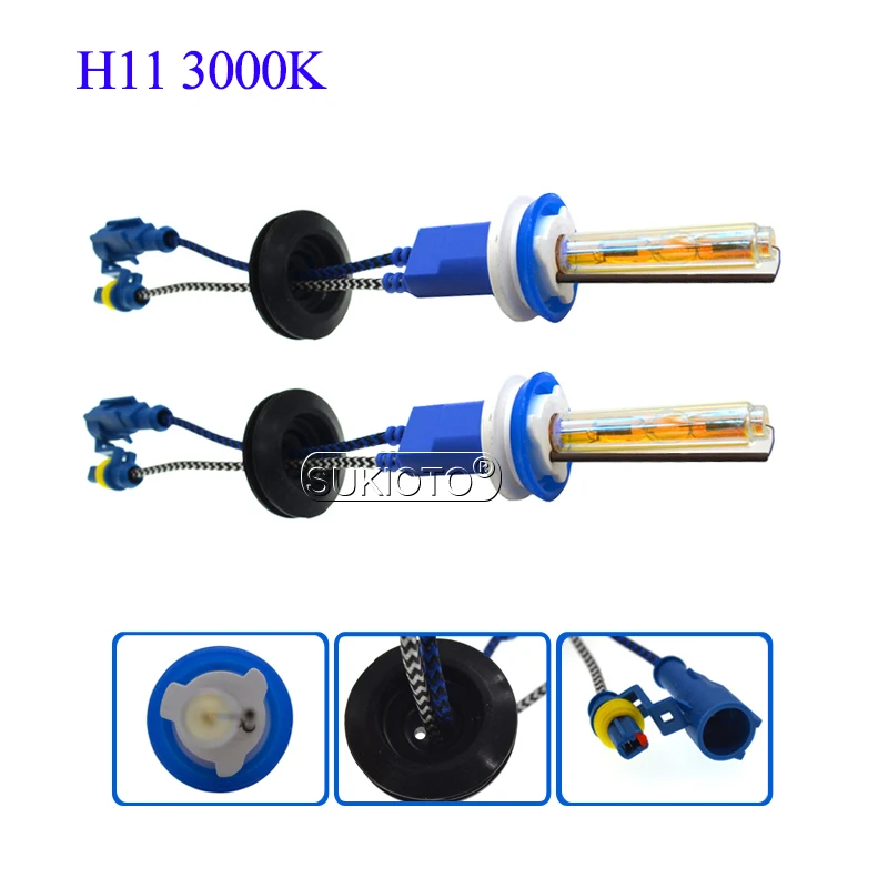 SUKIOTO 12V HID Conversion Kit High Power 75W 100W 150W Car Light Ballast Xenon Kit H7 H1 H11 HB3 HB4 D2H Car Headlamp Bulb Kit (2)