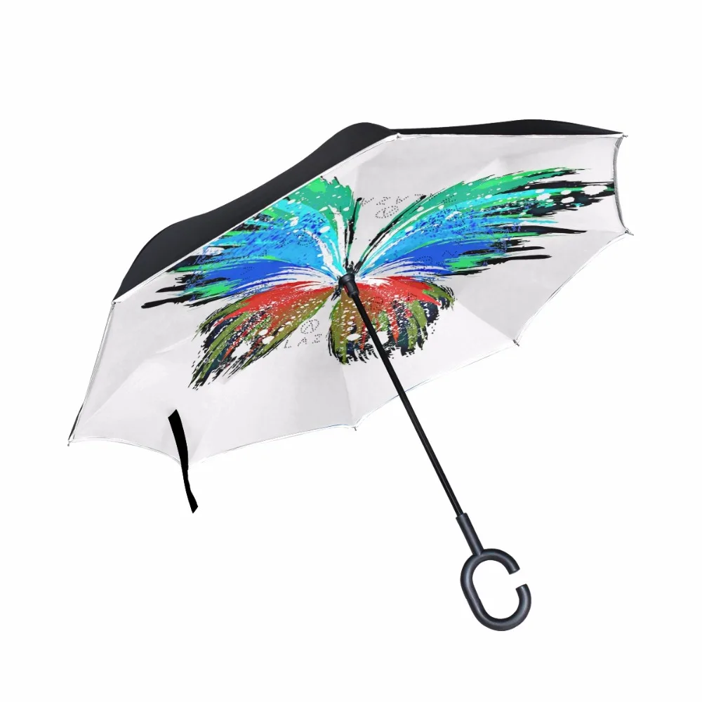 Reverse Umbrella With Butterfly Creatively Customized As Seen On TV