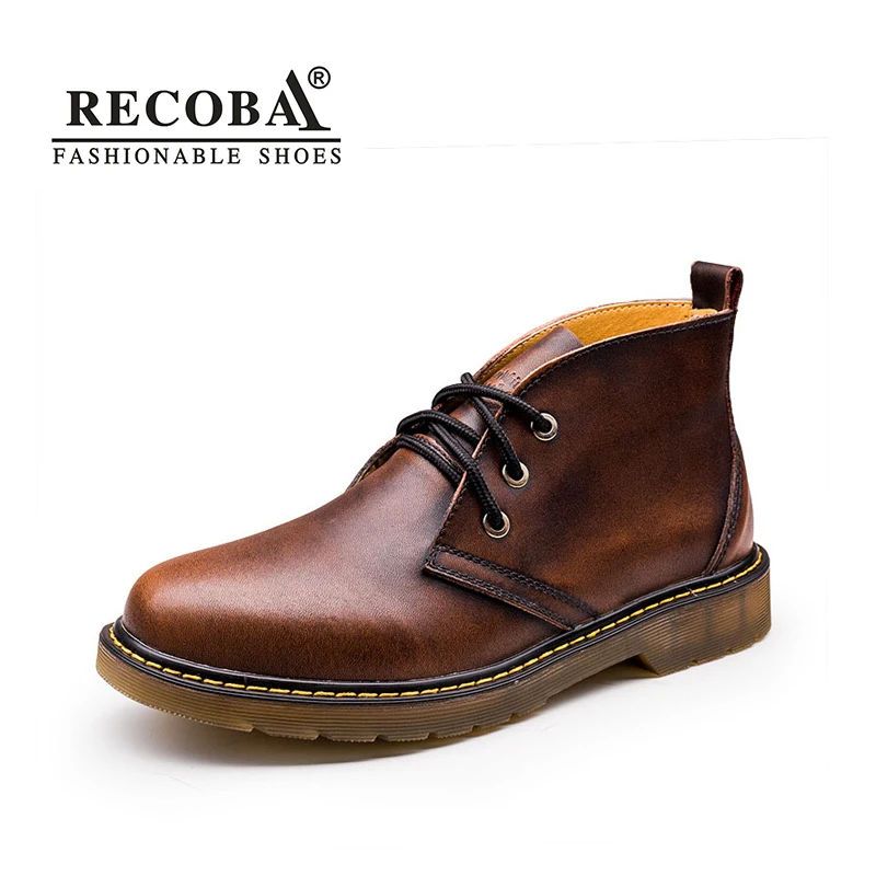 

Men casual black boots genuine leather large size 46,47 ankle desert boots men motorcycle rain boots snow winter outdoor boots